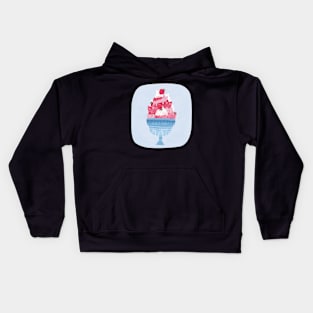 Strawpurry sundae Kids Hoodie